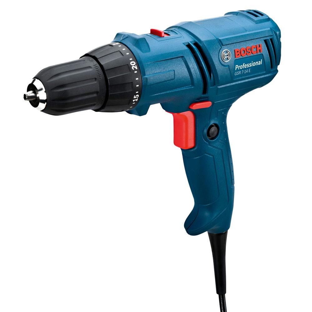 Parafusadeira e Furadeira Bosch GSR 7-14 E 400W Mandril de 3/8