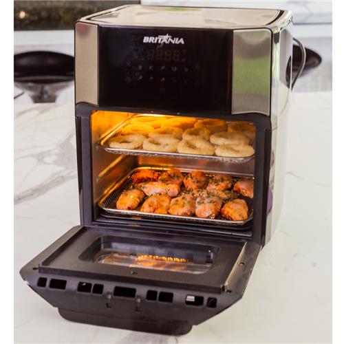 Fritadeira Air Fry Britânia Oven BFR2100P 12L Preta Fritadeiras