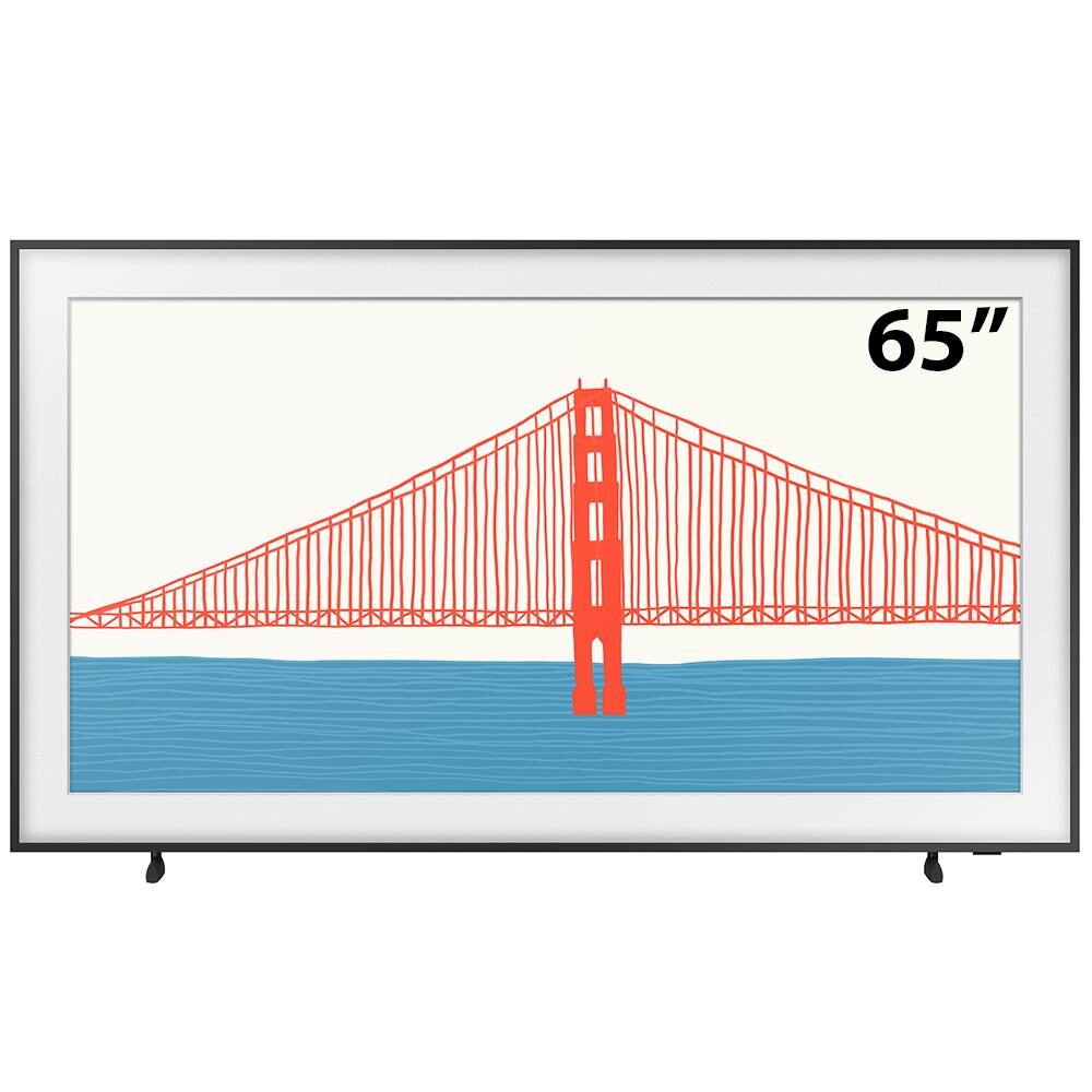 Smart TV 65" Qled 4K Samsung The Frame 2021 65ls03a Suporte de Parede Slim Incluso Única Conexão Modo Arte