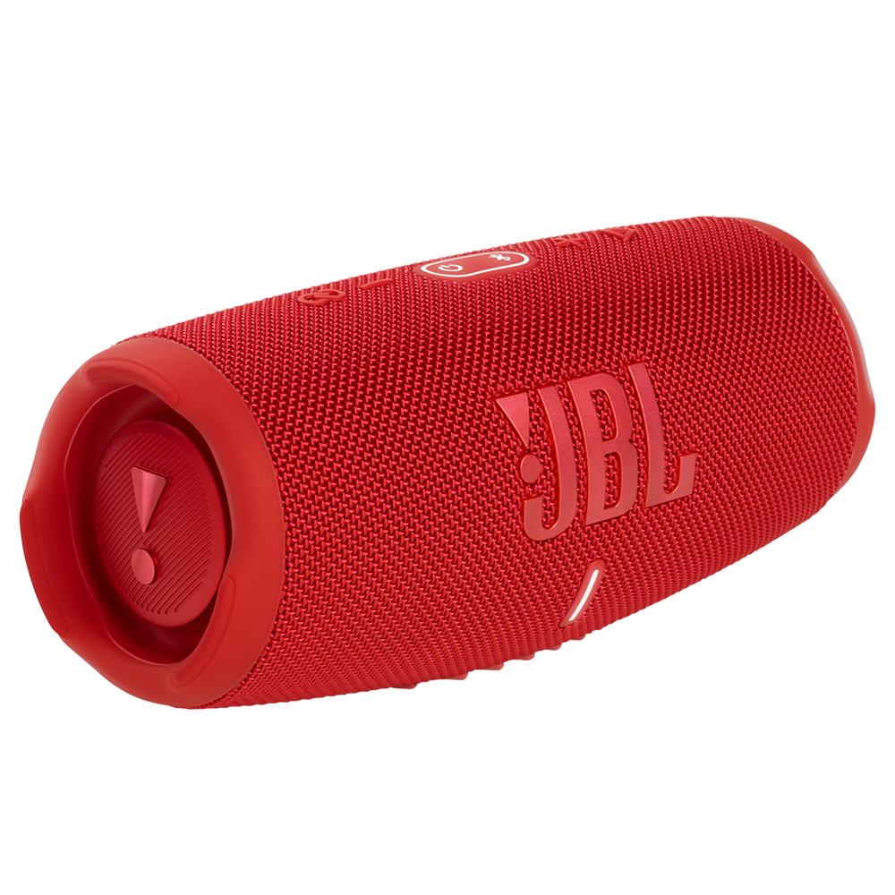 Caixa de Som Portátil JBL Charge5 com Powerbank, à Prova D'água - Vermelha