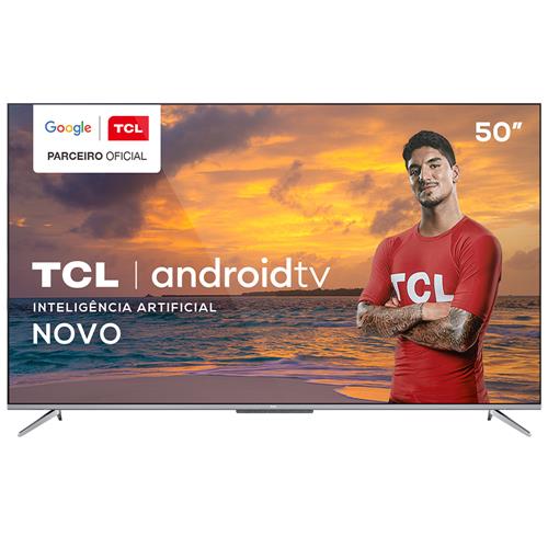 Menor preço em Smart TV LED 50" UHD 4K TCL P715 Android, HDR, Comando de Voz à Distância, Google Assistente, HDR, Micro Dimming, Wi-Fi, Bluetooth e HDMI
