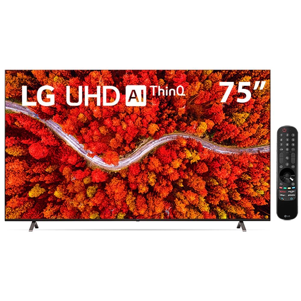 Smart TV 75" LG 4K LED 75UP8050 WiFi Bluetooth