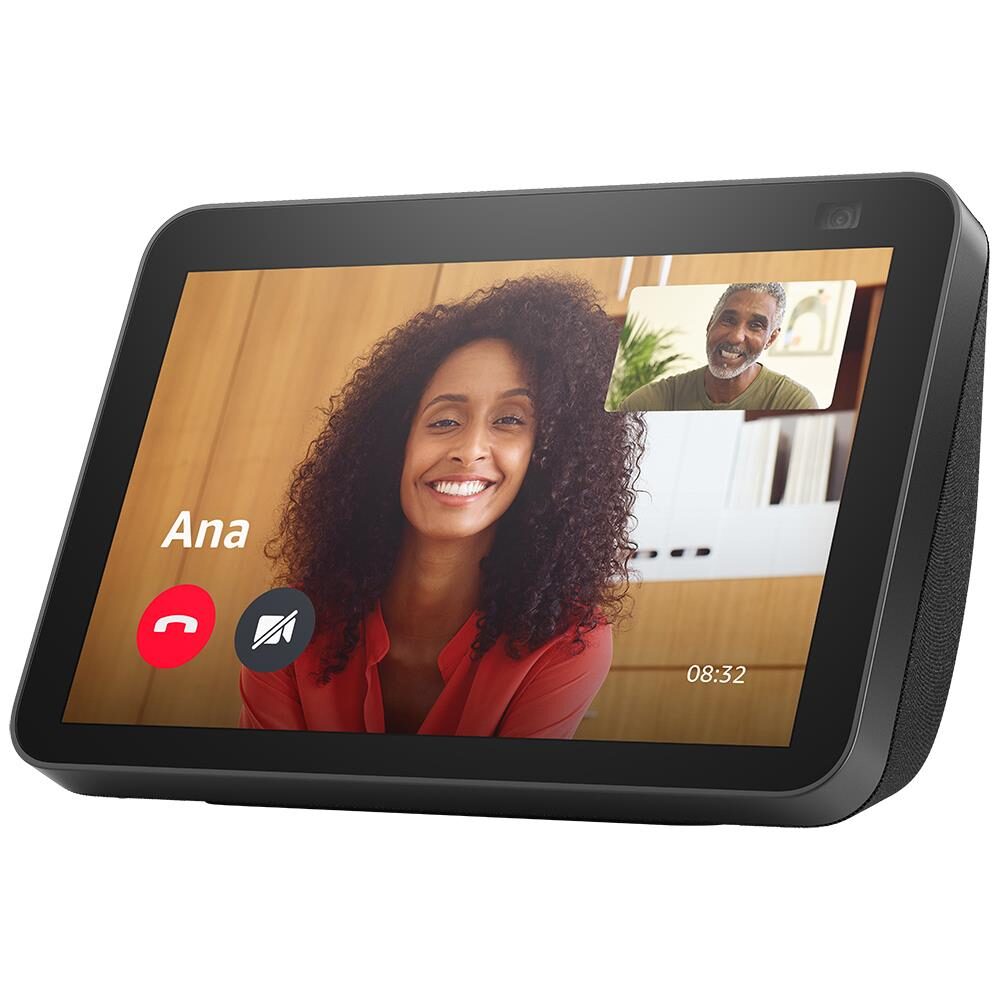 Smart Speaker Amazon Echo Show 8 Tela 8" com Alexa Preto - 2º Geração