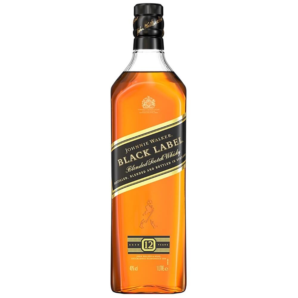 Whisky Johnnie Walker Black Label - 1L