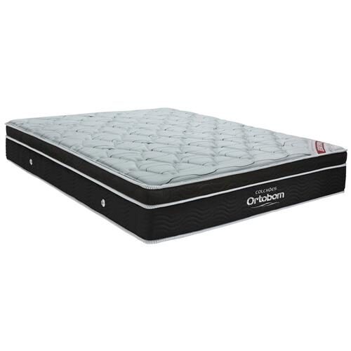 Menor preço em Colchão Queen Size Ortobom Elegant com Molas Superpocket 28x158x198 cm - Preto/Branco