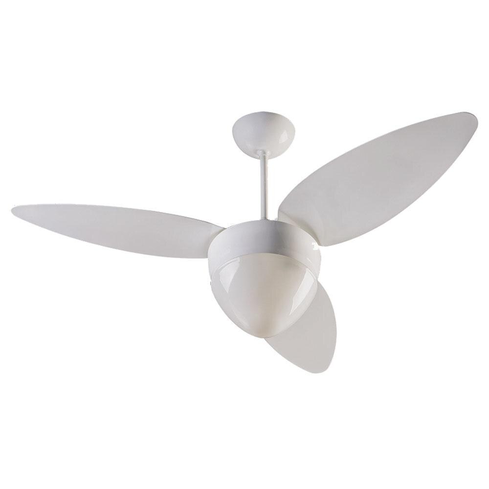 Ventilador de Teto Ventisol Aires com Lustre e 3 Velocidades - Branco - 220v