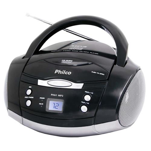 CD Player Portátil Philco PH61 com Display Digital e Rádio FM é boa?