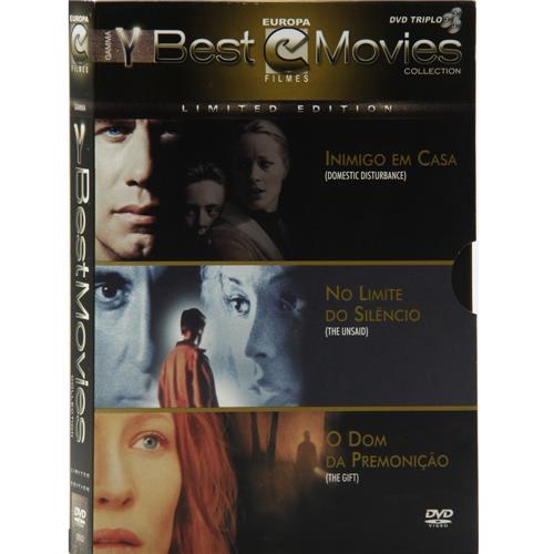 DVD Pack Best Movies Collection Inimigo em Casa + No Limite do Silêncio + O Dom da Premonição