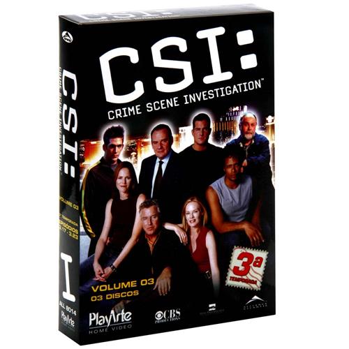 Dvd Box Csi Crime Scene Investigation 3 ª Temporada Volume 3 3 Discos Minisseries E Series De Tv Pontofrio