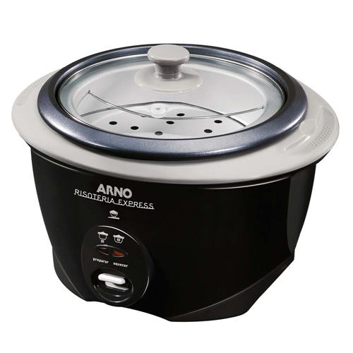 Panela de Arroz Express Arno RK10285 1,5 c/ Luz Sinalizadora, Tampa de Vidro, Copo Dosador e Colher - Preto é boa?