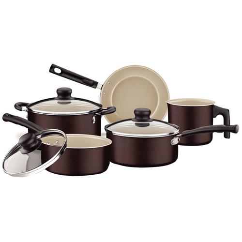 Conjunto de Panelas 5 Peças Tramontina Versalhes com Revestimento Antiaderente Starflon Tampas de Vidro e Cabo de Baquelite - Café  é boa?