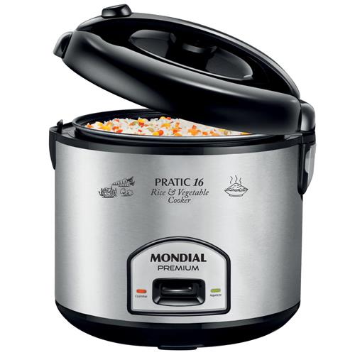 Panela Elétrica Mondial Pratic Rice 16 com Capacidade de 3L, 1000W de Potência - Prata/Preto é boa?