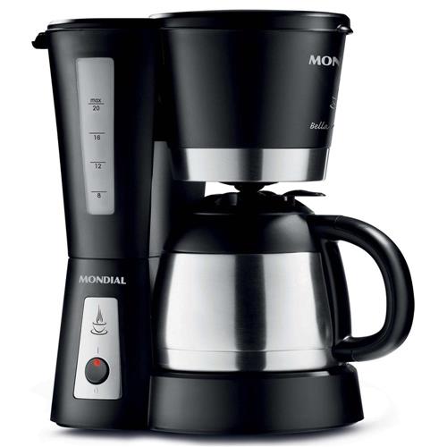 Cafeteira Elétrica Mondial Bella Arome Térmica C-17 até 20 cafés – Preta/Inox é boa?