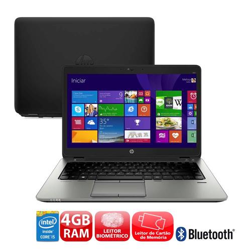 Menor preço em Notebook HP EliteBook 840 G1 com Intel® Core™ i5-4300U, 4GB, 500GB, Leitor Biométrico, Wireless, Bluetooth, Webcam, LED 14" e Windows 8.1 Pro