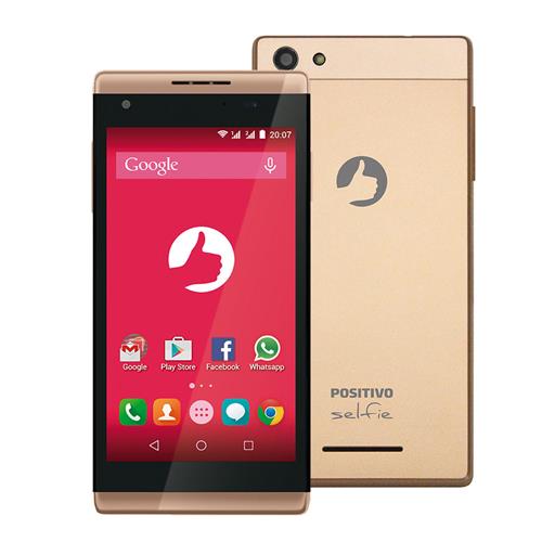Smartphone Positivo Selfie S455 Dourado com Dual Chip, Tela 4.5”, Android 5.0, Câmera 8MP, 3G, Wi-Fi, Bluetooth e Processador Quad-Core de 1.3Ghz é boa?