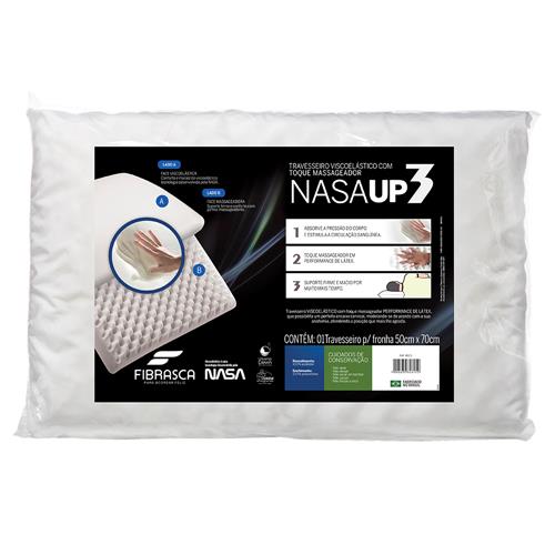 Travesseiro Fibrasca Nasa Up3 Visco - Branco é boa?