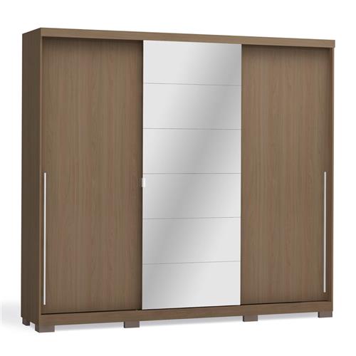 Menor preço em Guarda-roupa Kappesberg B573A com 3 Portas e Espelho - Nature