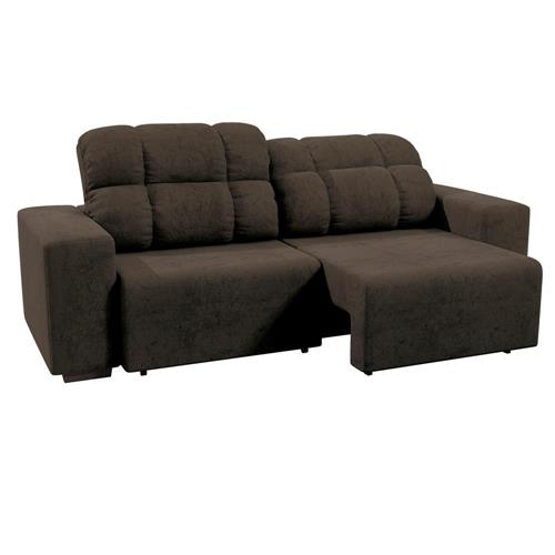 Sofá 4 Lugares Linoforte Versalhes com Assento Retrátil e Encosto Reclinável em Tecido Suede 232 cm de largura é boa?
