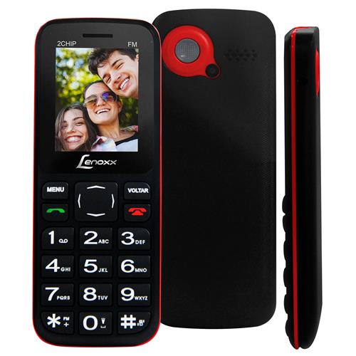Celular Lenoxx CX 905 Preto/Vermelho com Tela 1.8”, Dual Chip, Câmera VGA, Bluetooth, MP3 e Rádio FM é boa?