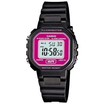 Menor preço em Relógio Feminino Digital Casio LA-20WH-4ADF – Preto/Lilás