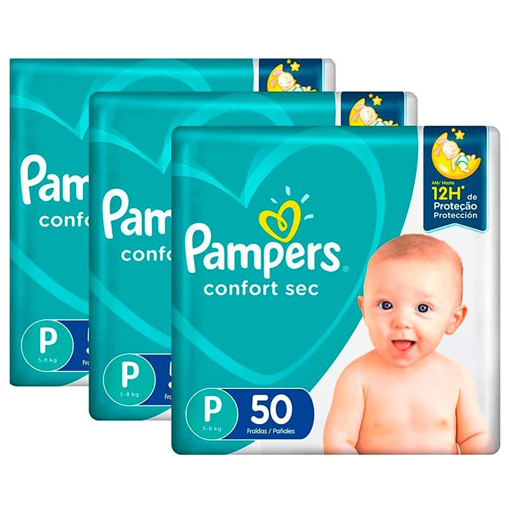 Fralda Pampers Confort Sec Tamanho P 150 Unidades