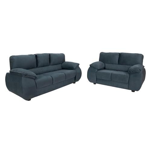 Conjunto Sofá 3 e 2 Lugares Luizzi Atrative em Tecido Suede Veludo é boa?
