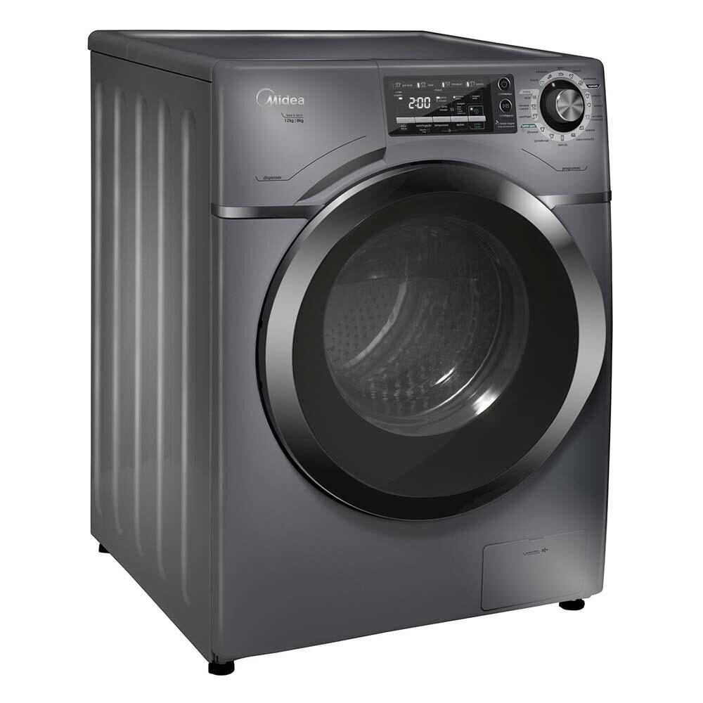 Lava e Seca Midea Acqua com Modo Eco Rápido Prata - 12 kg