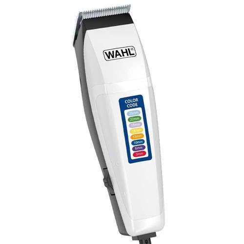 Máquina de Cortar Cabelo Wahl Clipper Color Code 9314-1755 10 Pentes - Branco