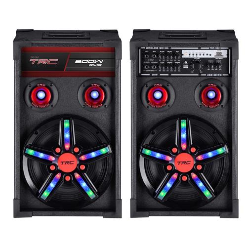 Menor preço em Caixa de Som Amplificada TRC TRC362 Bluetooth Entrada USB Rádio FM – 300W