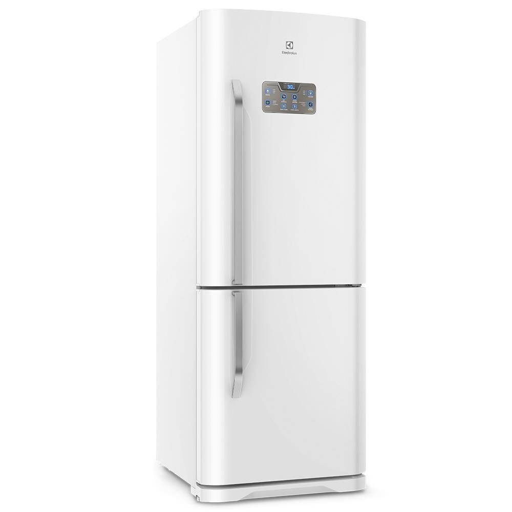 Refrigerador Electrolux Frost Free DB53 Bottom com Painel Blue Touch 454L - Branco