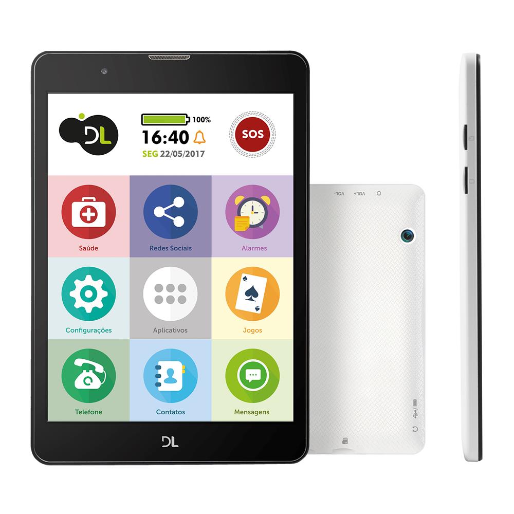 Tablet Dl Tabfácil Tx385 Branco 8gb 3g