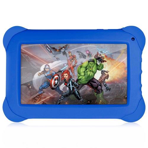 Menor preço em Tablet Multilaser Disney Vingadores NB240 Azul com Tela 7", Memória 8GB, Dual Câmera, Wi-Fi, Android 4.4 e Processador Quad Core