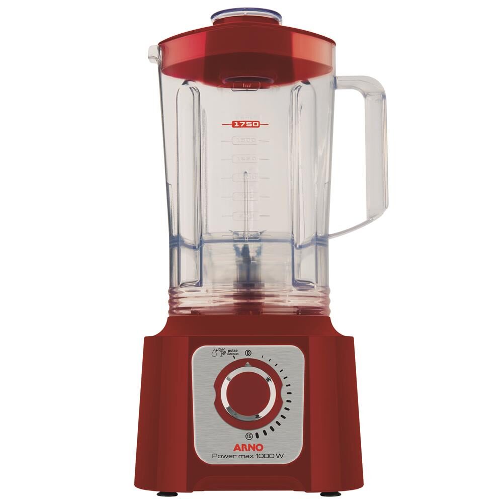 Liquidificador Arno Power Max LN54 15 Velocidades 1000W - Vermelho