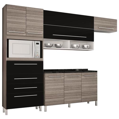 Menor preço em Cozinha Bartira Glamour com 8 Portas e 3 Gavetas