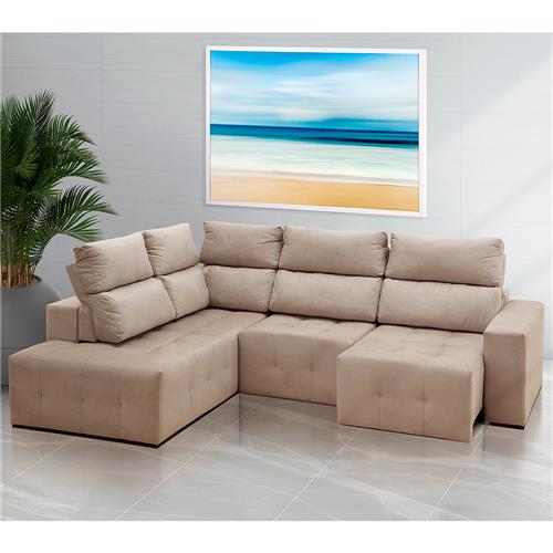 Sofá de Canto Living Riviera Retrátil e Reclinável com Chaise é boa?