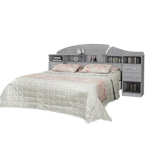 Menor preço em Cabeceira para Cama Queen Size Fênix Loreta com 2 Mesas