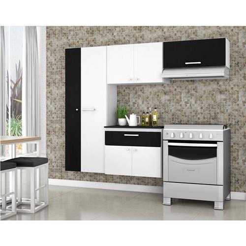 Menor preço em Cozinha Bartira Pérola com 7 Portas e 1 Gaveta