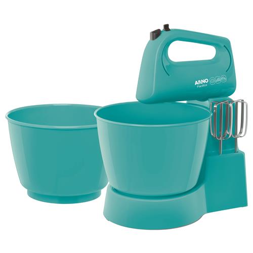 Batedeira Arno Facilita SX26 com 2 Tigelas e 3 Velocidades – Azul Turquesa  é boa?
