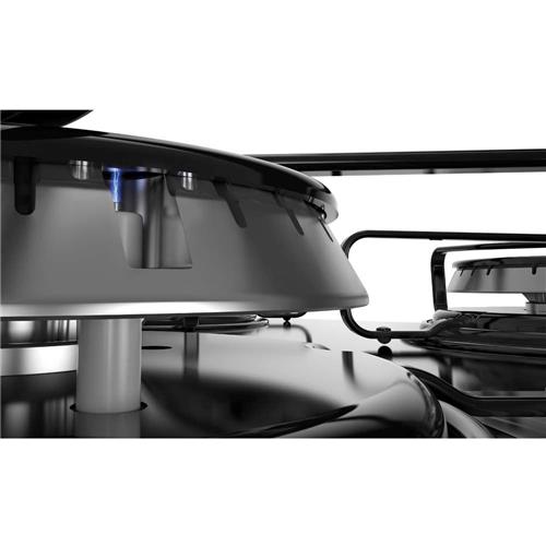 Fogão Itatiaia 4 Bocas Waves Grafite/Branco - Bivolt ...