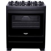 Fogão Dako 5 Bocas Supreme Glass com Acendimento Automático – Preto