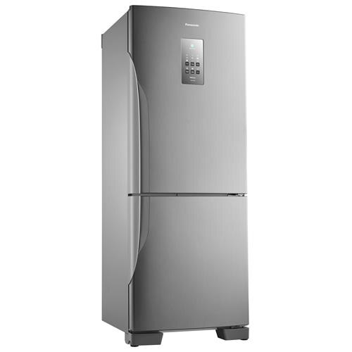 Refrigerador Panasonic NR-BB53PV3X Frost Free com Tecnologia Inverter Aço Escovado - 425L