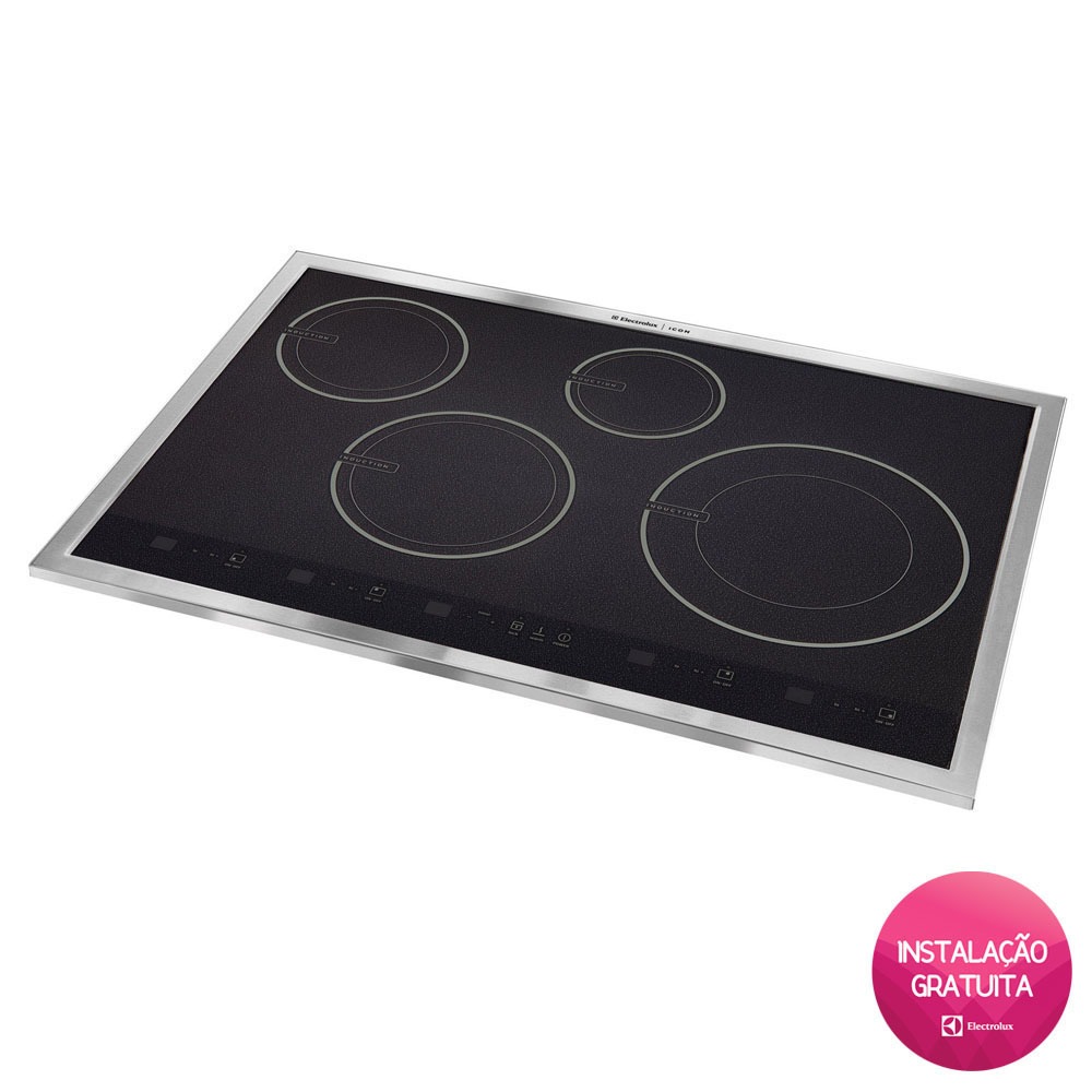 Cooktop 4 Bocas Electrolux Vitrocerâmico por Indução ICI76 220V