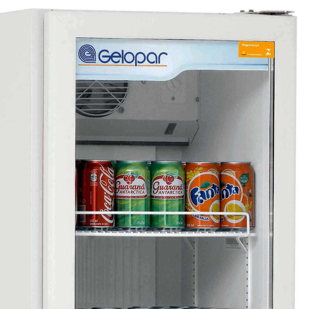 Refrigerador Vertical Gelopar Frost Free GPTU230 Branco com Controle