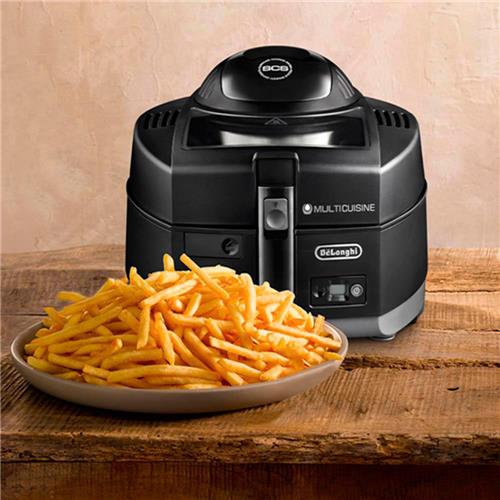 Fritadeira Air Fryer De’Longhi Multicuisine Young FH1130 – Preta/Prata