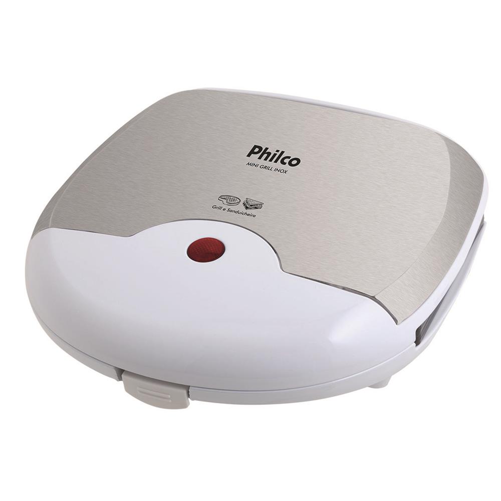 Sanduicheira E Grill Philco Press Inox Red