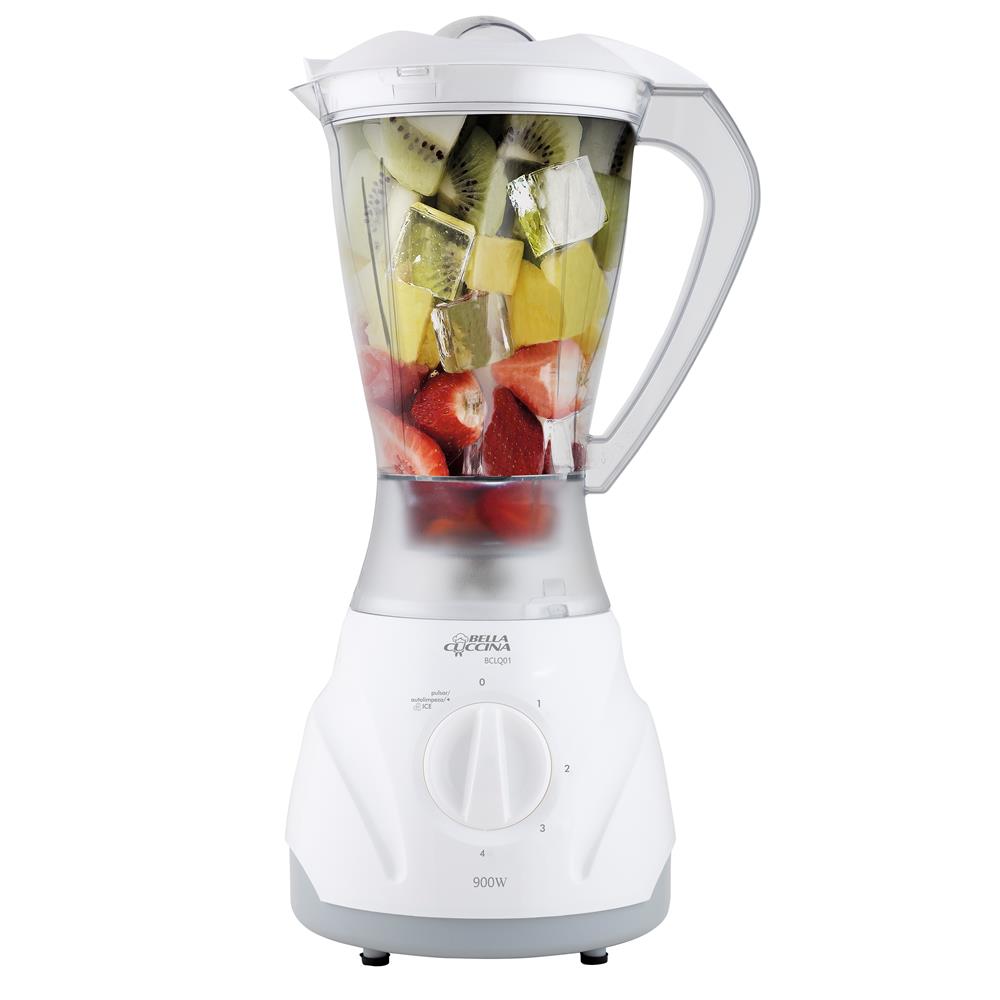 Liquidificador Britânia Bella Cuccina BCLQ01 com 4 Velocidades e 900W – Branco