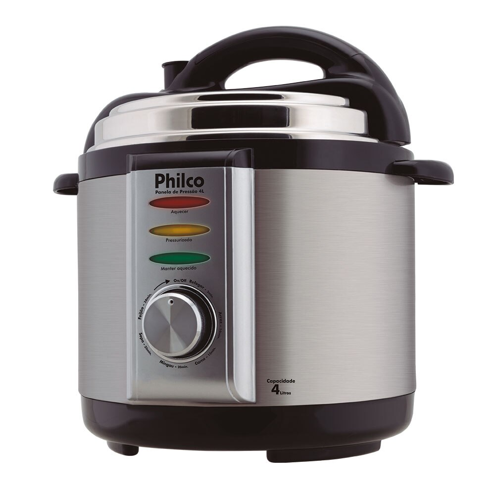 Panela De Press O El Trica Philco 4 Litros A O Escovado Panelas Panela De Press O El Trica Philco 4 Litros A O Escovado Panelas