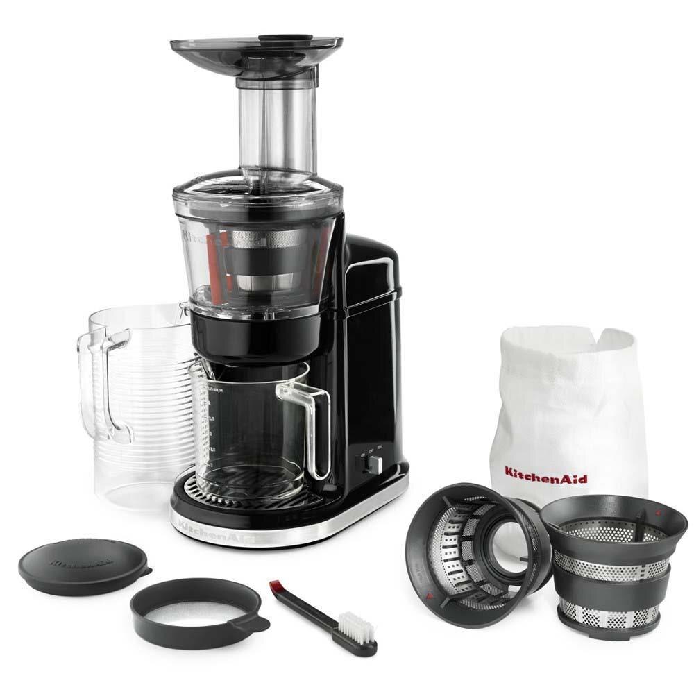 Extrator de Suco KitchenAid Slow Juicer KJA45 - Preto - Centrifuga de Alimentos no PontoFrio.com