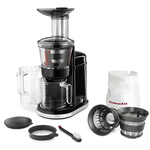 Extrator de Suco KitchenAid Slow Juicer KJA45 - Preto - Centrifuga de Alimentos no PontoFrio.com
