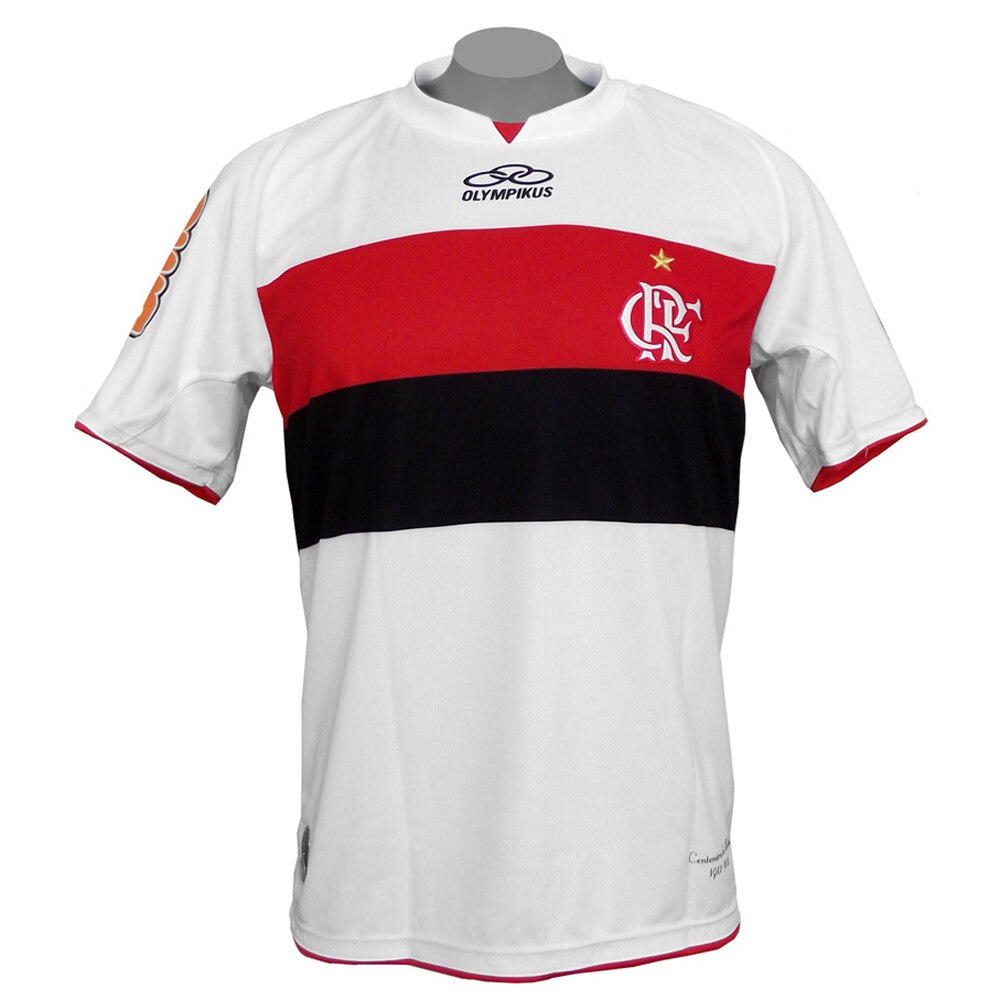 camisa flamengo olympikus branca